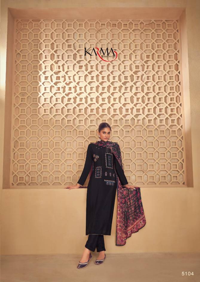 Karma Noor 6 New Stylish Festive Wear Embroidery Salwar Kameez Collection
